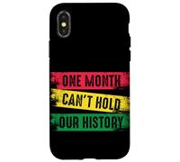 Un Mois ne Peut Pas contenir Notre Histoire Noire Coque pour iPhone X/XS