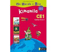 Un Monde à Lire - Série Rouge CE1: Cahier-livre 1 - Programme 2016