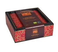 UN MONDE CACAO-Boite carrée feuille de vigne praliné Taloma - 90 g