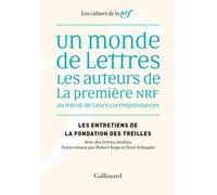 Un monde de lettres Collectif (Auteur), Peter Schnyder (Edité par), Robert Kopp (Edité par)