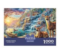 Un Monde féerique en Hiver Puzzle Adulte 1000 Défis (Niveau Avancé) De Qualité Supérieure : Le Meilleur des Challenges Éducatifs pour Homme, Femme, Adultes & Ados 14+ 70x50cm/1000pcs