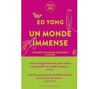 Un monde immense Comment les animaux perçoivent le monde - Ed Yong - Les Liens Qui Liberent - Poche - Essai