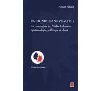 Un Monde Sans Réalité ? - En Compagnie De Niklas Luhmann : Épistémologie, Politique Et Droit