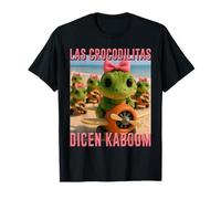 Un monstre drôle généré par l'IA : Crocodilitas Dicen Kaboom T-Shirt