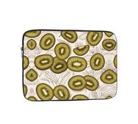 Un morceau de kiwi imprimé fruit 10 pouces étui pour ordinateur portable accessoire essentiel pour les trajets et l'utilisation au bureau