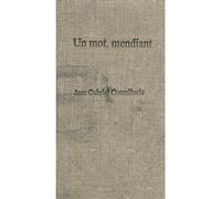 Un mot mendiant - Jean-Gabriel Cosculluela - Bremond Jacques Eds - broché - Poésie
