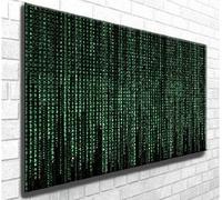 un mur blanc Le Film Matrix Box Art Art Canvas Print - Décoration Murale Superbe - Encadrement d'art Moderne prêt à accrocher (30 Pouce x 20 Pouce)