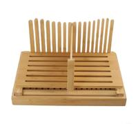 Un must have pour chaque boulanger, l'outil de coupe du pain en bois réglable qui garantit et stabilité lors de l'utilisation (vague)