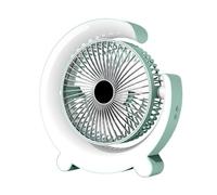 Un must have pour l'été Puissant ventilateur de bureau à circulation à faible bruit vous permettant de profiter de la fraîcheur en paix, parfaitement adapté à n'importe quelle scène ! SYz171 (A, A)