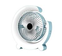 Un must have pour l'été Puissant ventilateur de bureau à circulation à faible bruit vous permettant de profiter de la fraîcheur en paix, parfaitement adapté à n'importe quelle scène SYz171 (C, A)