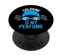 Un Nageur Dit Que Le Chlore est Mon Parfum Qui nage PopSockets PopGrip Adhésif