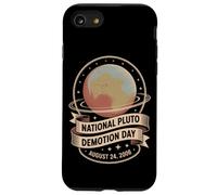 Un Nerd Spatial Vintage Amusant pour la Journée Nationale de rétrogradation de Pluton 2026 Coque pour iPhone SE (2020) / 7/8