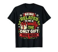 Un Noël drôle lié à Moi est la Seule Chose Dont tu as Besoin T-Shirt Graphique avec Valeur