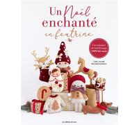 Un Noël enchanté en feutrine - Léa Louvet - De Saxe Eds - broché - Livre-jeu