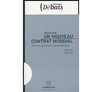 Un nouveau contrat mondial : Pour une gouvernance social-démocrate
