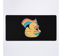 Un nouveau tapis de bureau mignon en forme de canard en caoutchouc LGBT