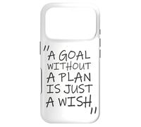 Un Objectif sans Plan est Juste Un Souhait Coque pour iPhone 17 Pro