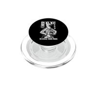 Un Oiseau de Chasse drôle et Stupide avec Un Oiseau volez Vos Frites PopSockets PopGrip pour MagSafe