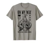 Un Oiseau de Chasse drôle et Stupide avec Un Oiseau volez Vos Frites T-Shirt