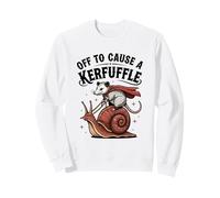 Un Opossum chevauchant Un Escargot, Animal drôle, fauteur de Troubles Kerfuffle Sweatshirt