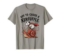 Un Opossum chevauchant Un Escargot, Animal drôle, fauteur de Troubles Kerfuffle T-Shirt