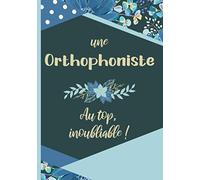 Un orthophoniste au top, inoubliable: Idée cadeau originale pour les Orthophonistes en devenir ou exerçants déjà. Carnet de notes style Cornell pour ... mémorisation et structuration des idées