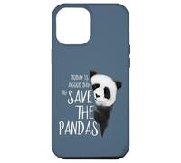 Un Ours Panda dessine Une Bonne journée pour sauver Les Pandas Coque pour iPhone 12 Pro Max