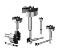 Un outil de menuiserie de 6 mm à 100 mm, scie cloche, foret à charnière, outil de coupe en acier à haute teneur en carbone à tige ronde.(10mm(0.39in))