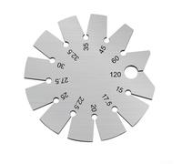 Un outil de mesure d'angle portable en acier inoxydable parfait pour, avec une gamme de quinze degrés jusqu'à cent vingt degrés