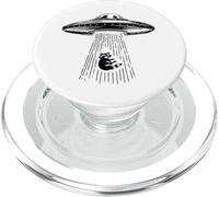 Un OVNI Extraterrestre enlève Un Raton Laveur PopSockets PopGrip pour MagSafe