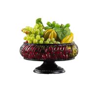 Un panier de fruits en fils de fer, Corbeille à fruits en métal multicolore for comptoir de cuisine 24,5 x 15 cm(Nero)