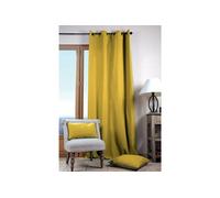 Un panneau de Rideau tamisant à oeillets - Moutarde