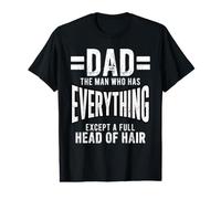 Un Papa drôle, Tout sauf Une Chevelure Pleine T-Shirt Graphique avec Valeur
