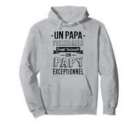 Un Papa Formidable donne un Papy Exceptionnel Humour Papy Sweat à Capuche