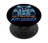 Un Papa Joueur comme Une Maman Normale mais des Papas Joueurs de mèmes Amusants et Plus Cool PopSockets PopGrip Adhésif