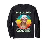 Un Papa Pitbull comme Un père Normal mais Plus Cool pour la fête des pères Manche Longue