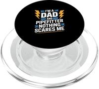 Un Papa tuyauteur drôle Qui Dit Que Rien ne me Fait Peur PopSockets PopGrip pour MagSafe