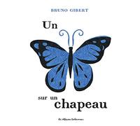 Un papillon sur un chapeau