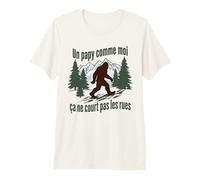 Un Papy comme Moi Ça Ne Court Pas Les Rues Papy Humour T-Shirt Haut de Gamme