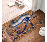Un Papyrus Égyptien Représente L'Œil D'Horus Tapis De Bain Lavable en Machine Paillasson Intérieur Doux Paillasson D'Entree pour Salon Baignoire Extérieur 40X60Cm