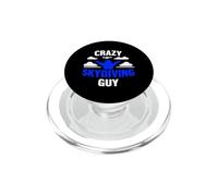 Un Parachutiste drôle et Fou Dit Sarcastique PopSockets PopGrip pour MagSafe