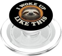 Un Paresseux drôle, Je me suis réveillé comme Cette Humeur somnolente et fatiguée PopSockets PopGrip pour MagSafe