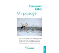 Un passage - Christophe Barbé - Jets D'encre - broché - Poésie