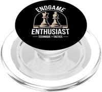 Un passionné de Fin de Partie conçoit des échecs Entre King et Rook Opposition PopSockets PopGrip pour MagSafe