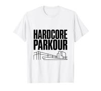 Un passionné de Parkour inconditionnel s'entraîne à des Cascades urbaines T-Shirt