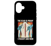 Un Patient en Chirurgie Que J'Ai combattu et Que J'Ai gagné Cool Mens Get Well Coque pour iPhone 16