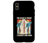 Un Patient en Chirurgie Que J'Ai combattu et Que J'Ai gagné Cool Mens Get Well Coque pour iPhone X/XS
