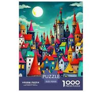 Un Paysage onirique Puzzle 1000 Pièces Art Collection Magnifique Paysage Illustration Colorée Adultes Et Enfants Dès 14 Ans70x50cm/1000pcs