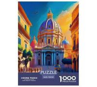 Un Paysage onirique Puzzle 1000 Pièces Détente & Relaxation Magnifique Paysage Illustration Colorée Adultes Et Enfants Dès 14 Ans70x50cm/1000pcs