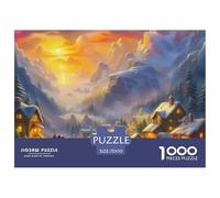 Un Paysage onirique Puzzle 1000 Pièces DIY Divertissement Puzzles Classiques Magnifique Paysage Puzzle Difficile Impossible pour Adultes Enfants Dès 14 Ans70x50cm/1000pcs